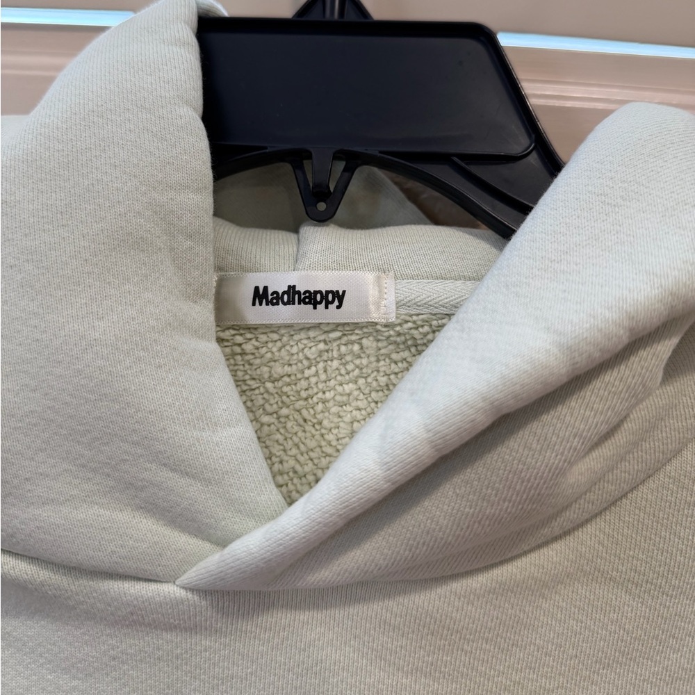 LIKE NEW Madhappy Summer Outdoors Fleece Hoodie - Lime RARE - Picture 15 of 16